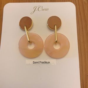 Jcrew coral earrings NWT